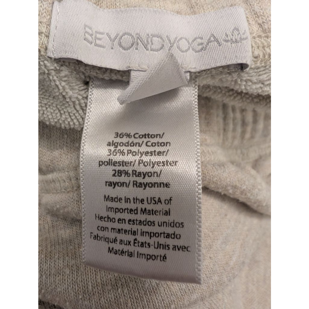 Women's BEYOND YOGA Beige Joggers L - Picture 5 of 5